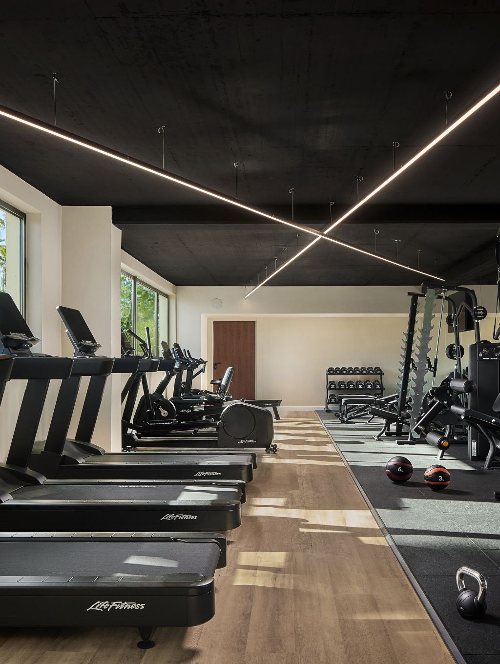 gym at the Salgados Wellness Hub 