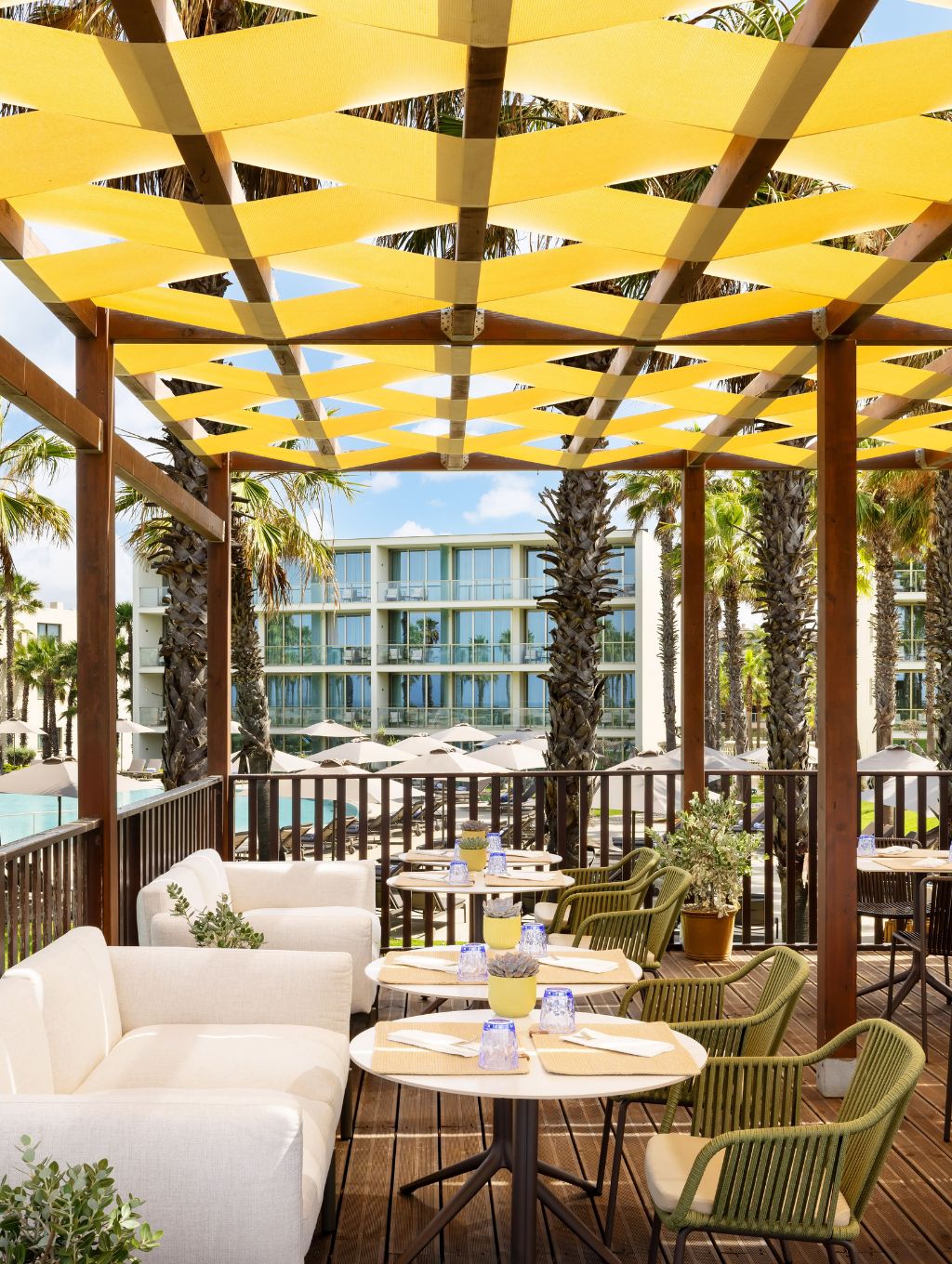 Marluso restaurant, located outside The Westin Salgados Algarve 