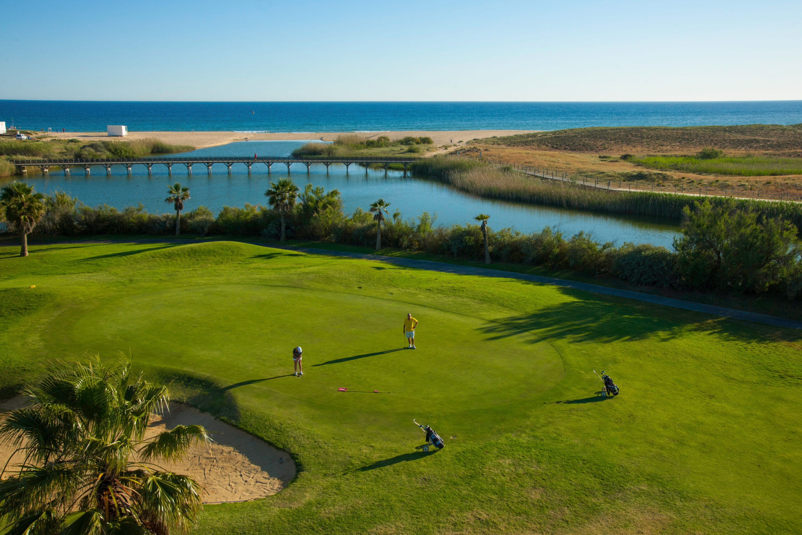 Salgados Golf Course with views to Salgados Beach.