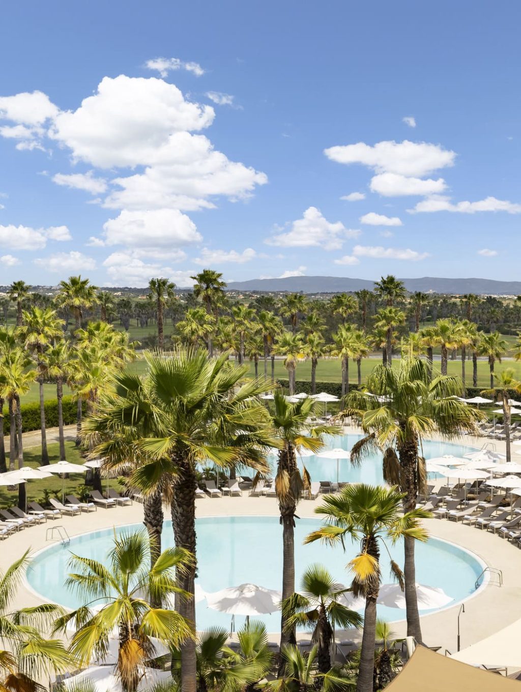 Outdoow pools featuring salgados golf course views at the Algarve Marrriott Salgados Golg Resort and Spa